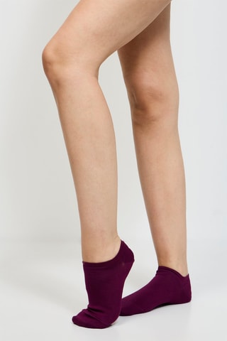 3 paires de socquettes Mon indispensable - Violet