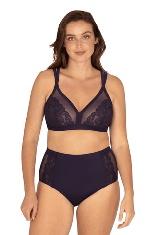 Culotte taille haute Well Allure - Bleu nuit