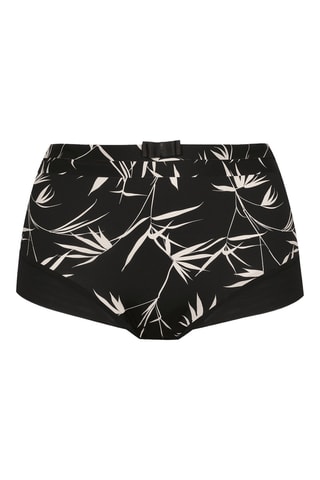 Shorty taille haute Tulle Design - Noir et beige
