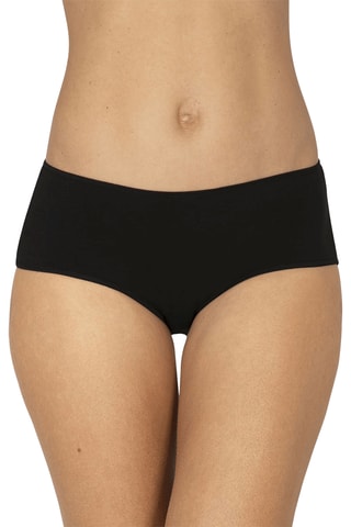 3 shortys Imprime Floral - Ecru et noir