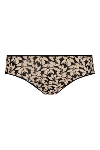 3 culottes Imprime Invisible - Noir et beige