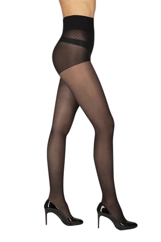 3 collants Well Body Galbe Seduction - 35 deniers - Noir