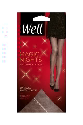 3 collants Magic Nights - 25 deniers - Noir