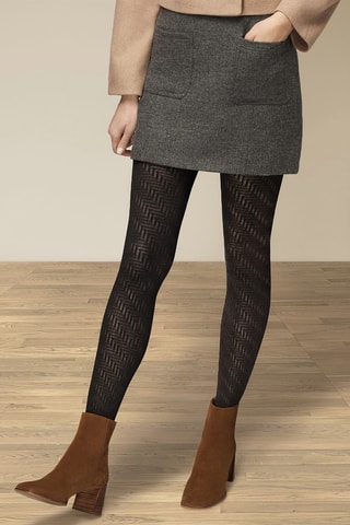 3 collants Allure d'hiver - 160 deniers - Noir