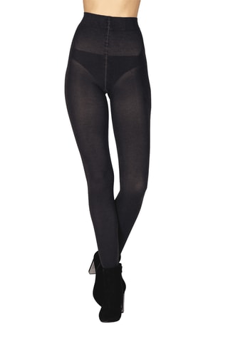 3 collants Allure d'hiver - 220 deniers - Bleu nuit