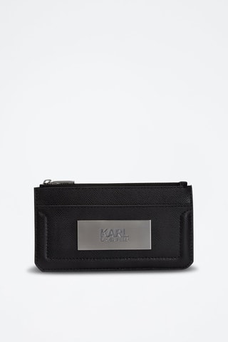 Porte-cartes en cuir - Noir