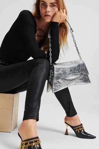 Sac porté épaule - Argenté