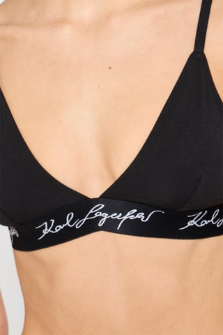 Soutien-gorge en coton biologique - Noir