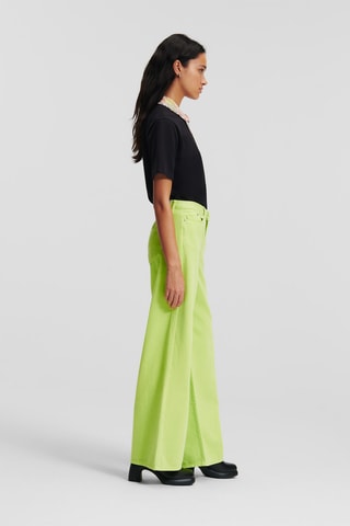 Jean wide legs - Vert