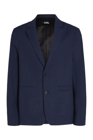 Veste en lin - Bleu