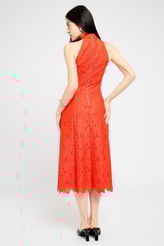 Robe midi - Rouge
