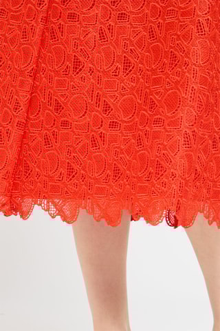 Robe midi - Rouge