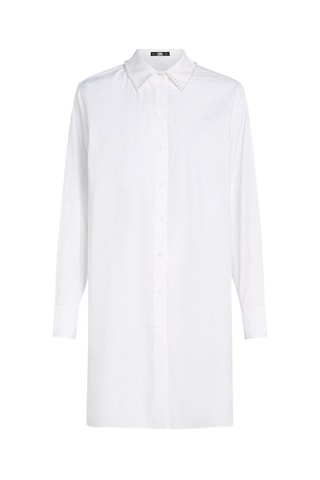 Robe chemise en coton biologique - Blanc