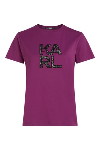 T-shirt en coton biologique - Violet