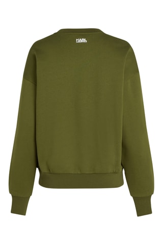 Sweat en coton biologique - Vert olive