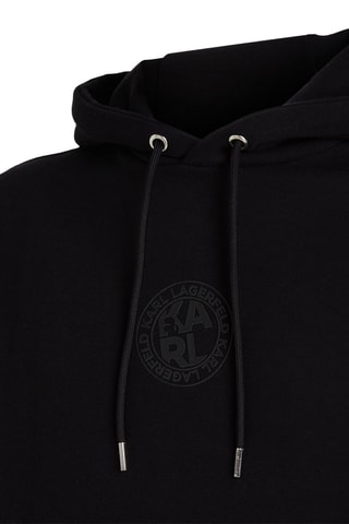 Sweat à capuche en coton biologique - Noir