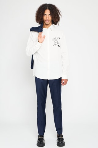 Pantalon de costume - Bleu marine