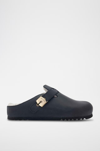 Socas forradas em nobuck - Preto