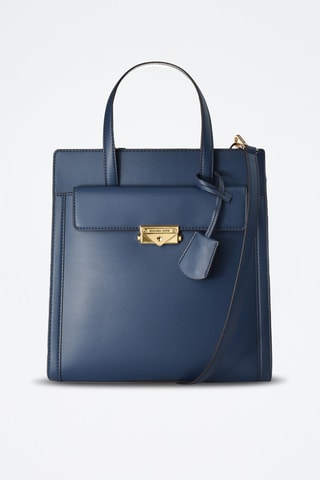 Sac à main en cuir - Bleu