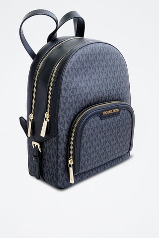 Sac à dos en cuir - Bleu marine
