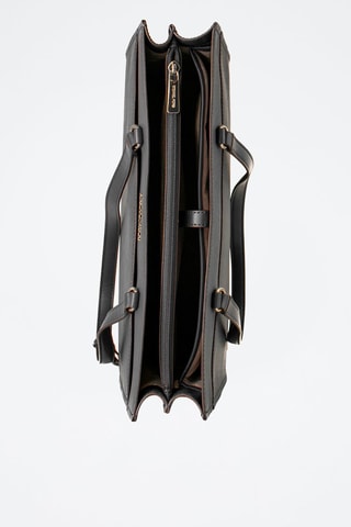 Sac porté épaule en cuir - Noir