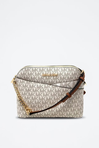 Sac bandoulière en cuir - Beige