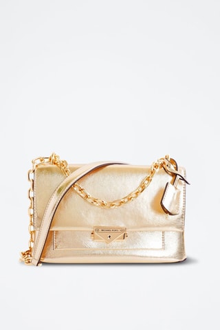 Sac bandoulière en cuir - Doré