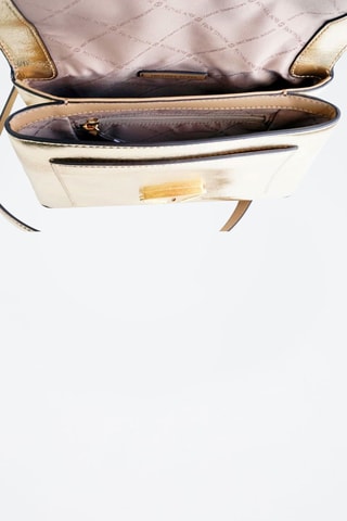 Sac bandoulière en cuir - Doré