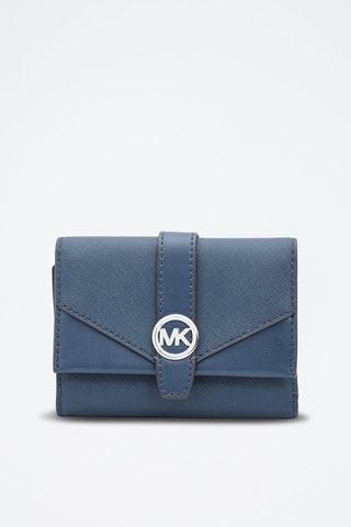 Portefeuille en cuir - Bleu marine