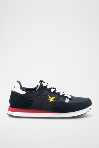 Sapatilhas em nobuck - Azul-marinho