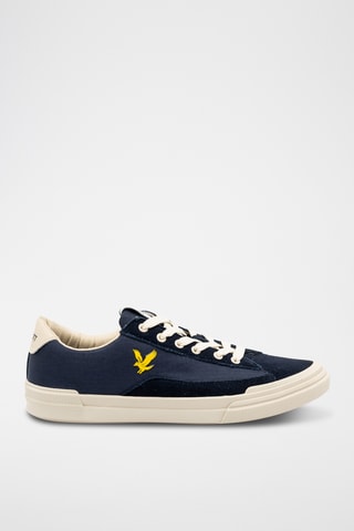 Sapatilhas em couro - Azul-marinho