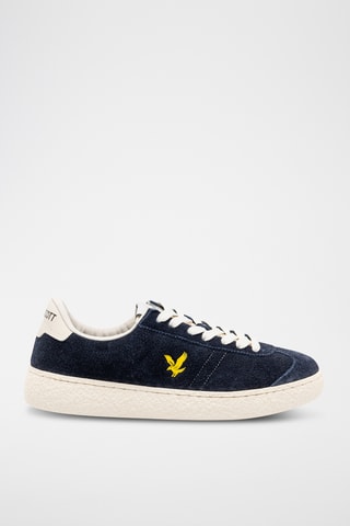 Sapatilhas em nobuck - Azul-marinho