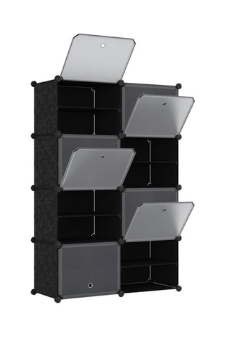 Meuble à chaussures cube - 83 x 32 x 122 cm
