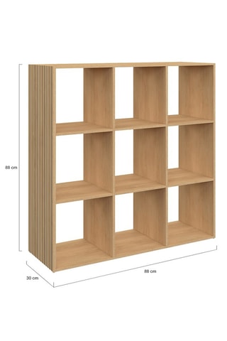 Meuble de rangement Faustine 9 cases - 88 x 30 x 88 cm