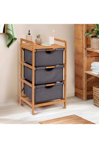 Meuble de rangement 3 tiroirs Maya - 100 x 40 x 55 cm