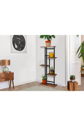 Porte-plante Elize - Naturel et noir