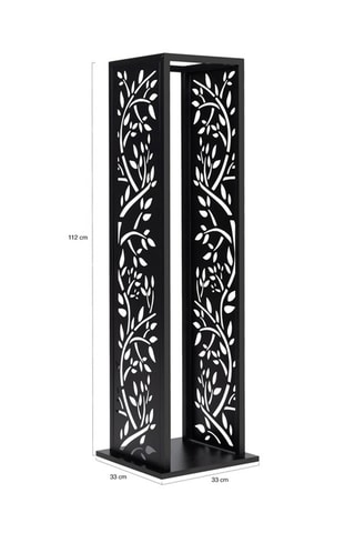 Range bûches vertical - 33 x 112 x 33 cm