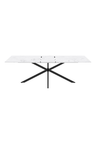 Table à manger extensible Glam - 160/200 x 77 x 90 cm