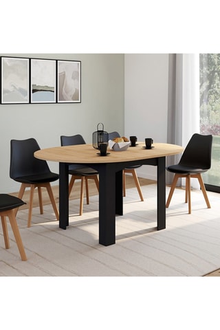 Table Dina - 110/150 x 110 x 75 cm