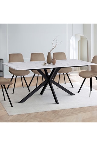 Table à manger Glam - 160 x 77 x 90 cm