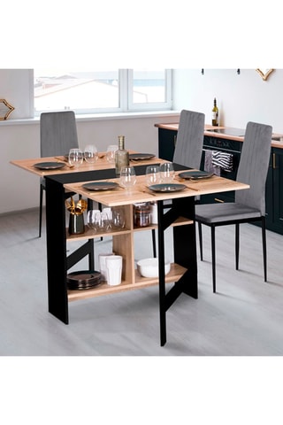 Table console pliable Edi - 80 x 150 x 75 cm
