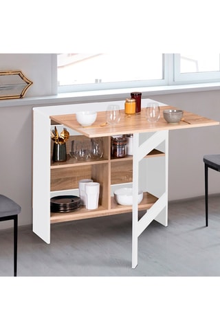 Table console pliable Edi - 80 x 150 x 75 cm
