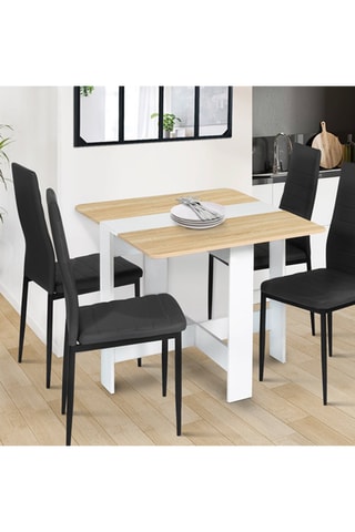 Table console pliable Edi - 103 x 76 x 75 cm