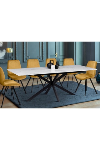 Table extensible Glam - 160/200 x 77 x 90 cm