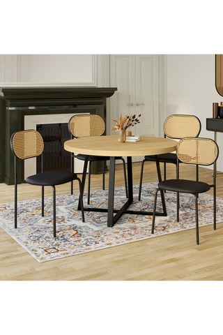 4 chaises Clarisse - 46 x 80 x 49 cm