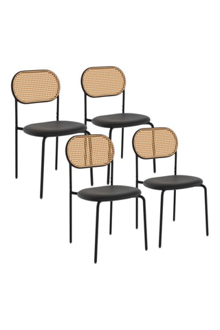 4 chaises Clarisse - 46 x 80 x 49 cm