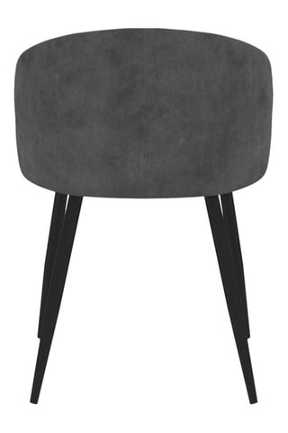 2 chaises Léona - 51 x 71 x 53 cm - Toucher velours