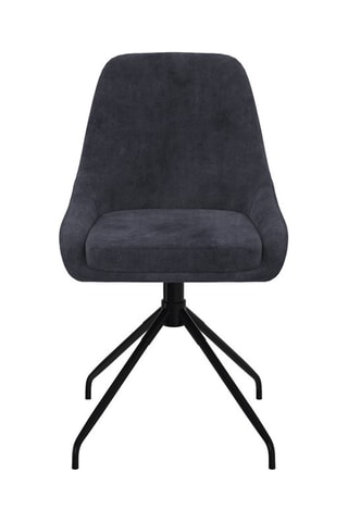 4 chaises Olivia - 47,5 x 79 x 54 cm - Revêtement en velours