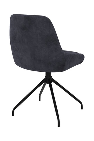 4 chaises Olivia - 47,5 x 79 x 54 cm - Revêtement en velours