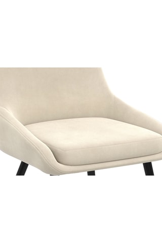 6 chaises Olivia - 47,5 x 79 x 54 cm - Revêtement en velours